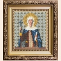 Набор для вышивания бисером ЧАРИВНА МИТЬ "Икона святой равноапостольной Нины"